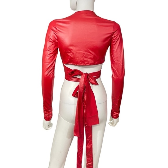 Red PU Long Sleeve Sexy Party Top
New - Picture 5 of 8